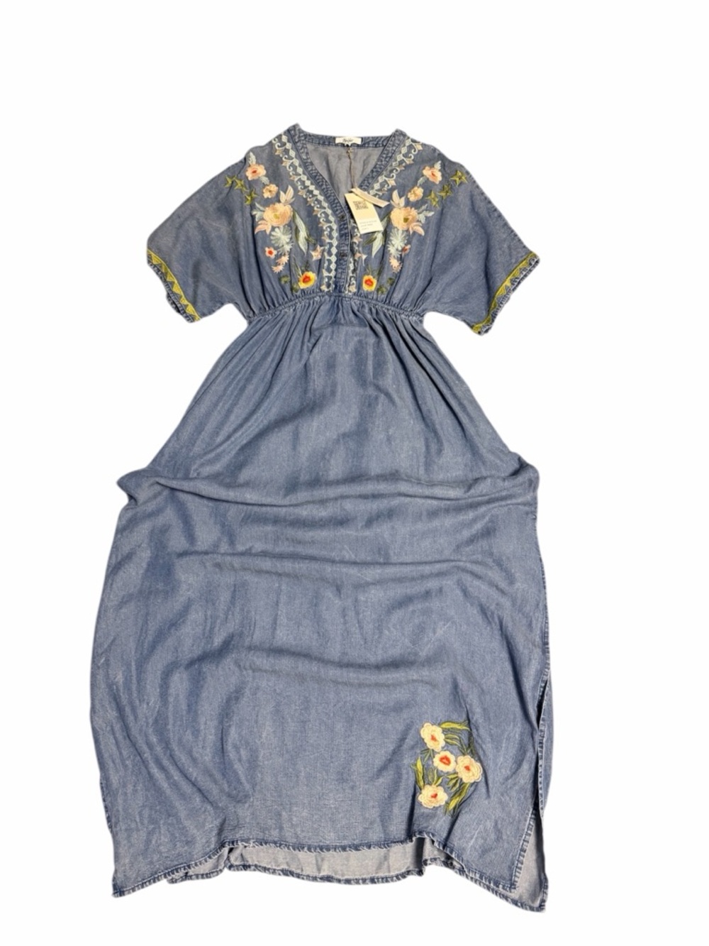 Blue Velvet Light Chambray Top with Tag